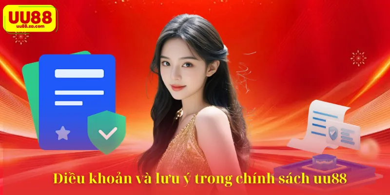 Điều khoản và lưu  ý trong chính sách uu88